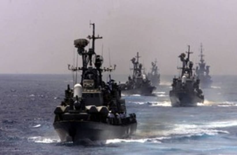 Israel Navy ships 311 (photo credit: REUTERS)
