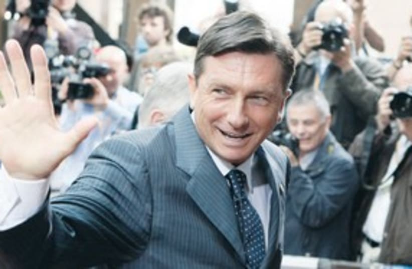 Borut Pahor, Slovenia PM (photo credit: Sebastien Pirlet/Reuters)