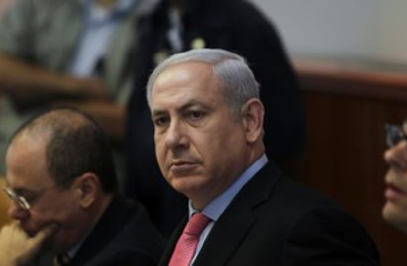 Prime Minister Binyamin Netanyahu 311 (R) (photo credit: REUTERS/Ronen Zvulun)