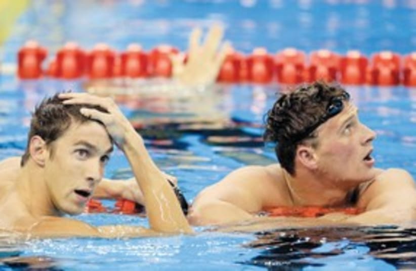 Michael Phelps, Ryan Lochte_311 (photo credit: Reuters)