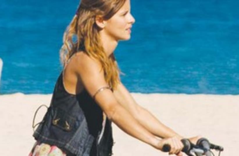 Malu on a Bicycle (photo credit: Courtesy)