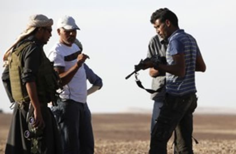 Sinai Bedouin guns pipeline_311 (photo credit: Reuters)