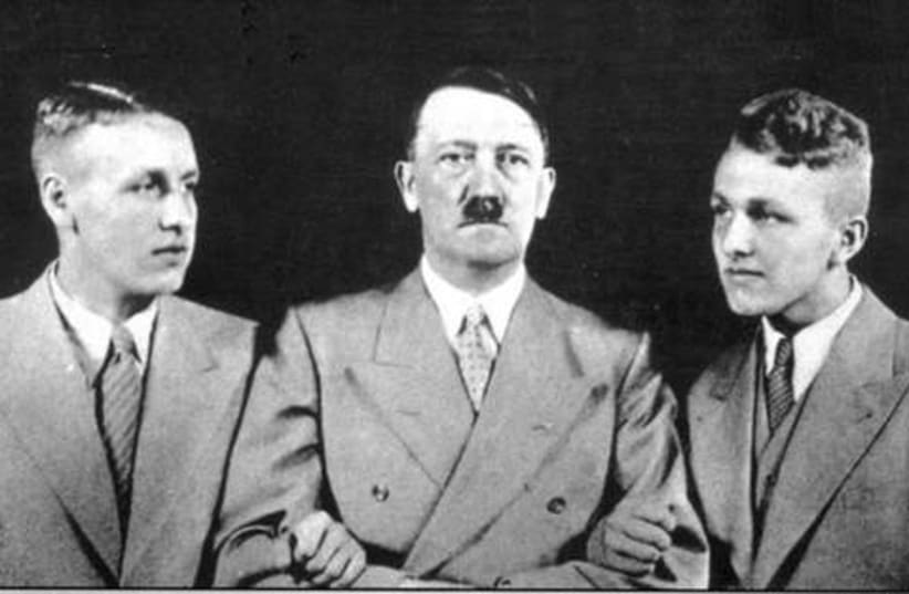 Wagner's grandsons with Hitler. (photo credit: Courtesy)