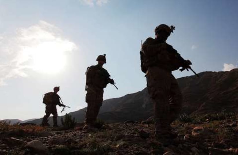 US troops in Afghanistan 521 (photo credit: REUTERS/Nikola Solic)