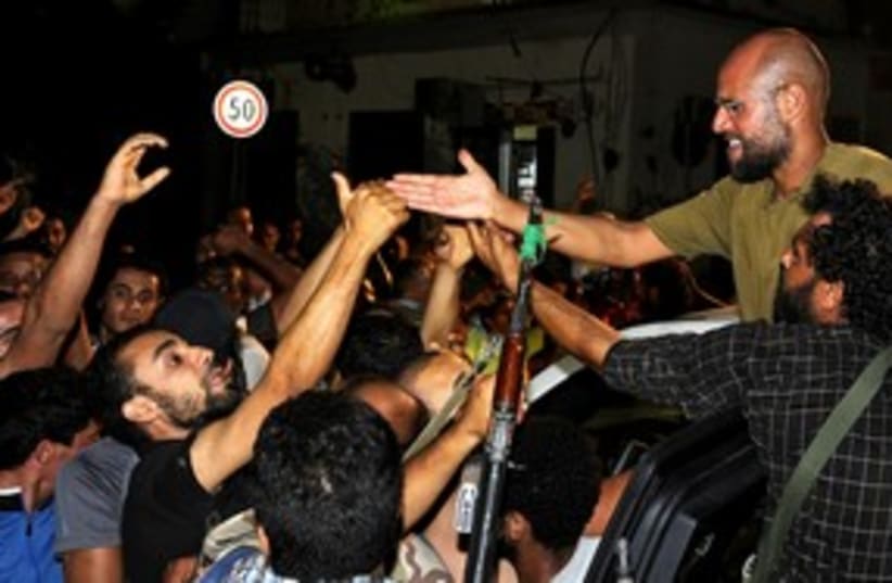 Saif al Islam Gaddafi 311 (photo credit: REUTERS)
