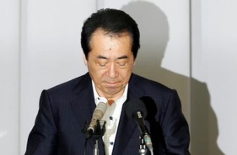 Japan's Prime Minister Naoto Kan 311 (photo credit: REUTERS/Toru Hanai)