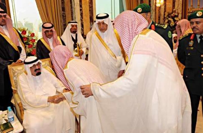 Saudi King Abdullah bin Abdulaziz Al Saud 521 (photo credit: REUTERS/Ho New)