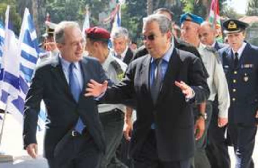 Barak and Panagiotis Beglitis 311 (photo credit: Ariel Hermoni/Defense Ministry)