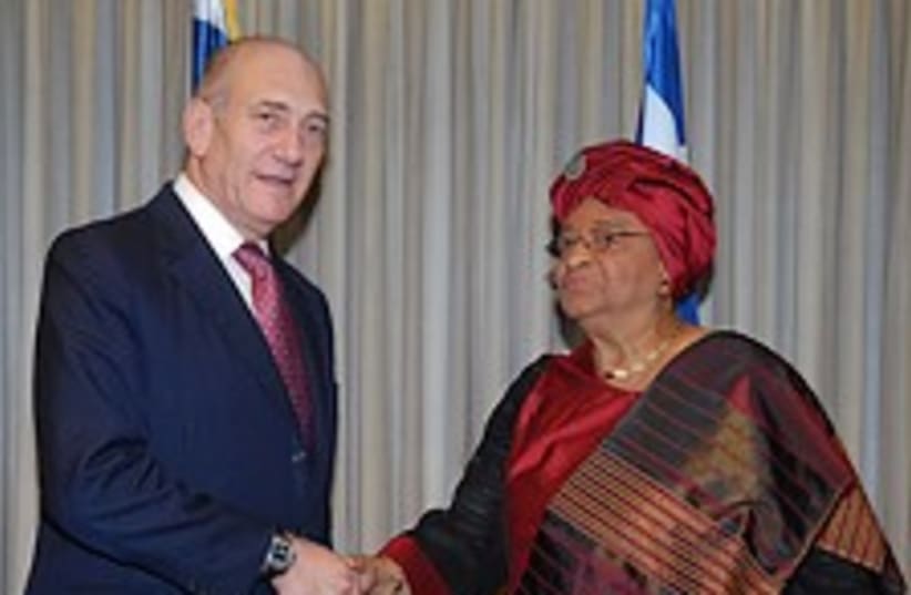 Olmert Liberia 224.88 (photo credit: GPO)