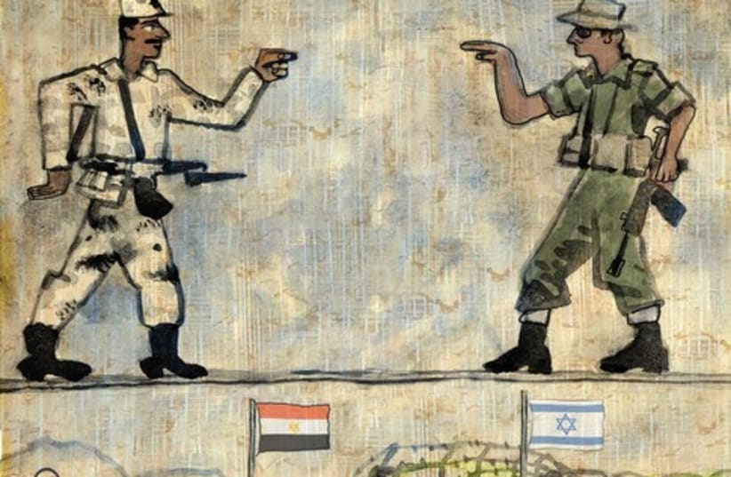 Egypt israel peace cartoon 521 (photo credit: Avi Katz)