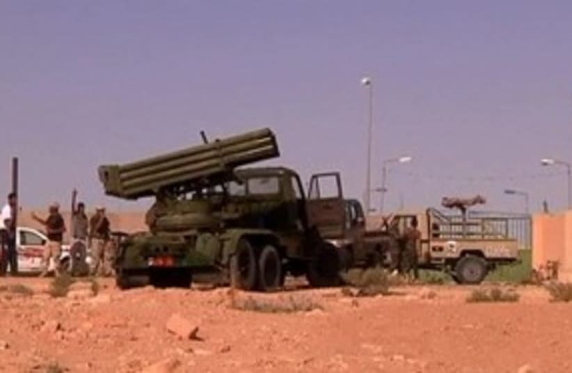 more Libyan gun trucks 311 (photo credit: REUTERS)