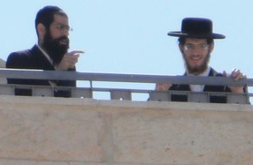 Haredi men (photo credit: Josh Weinstein)