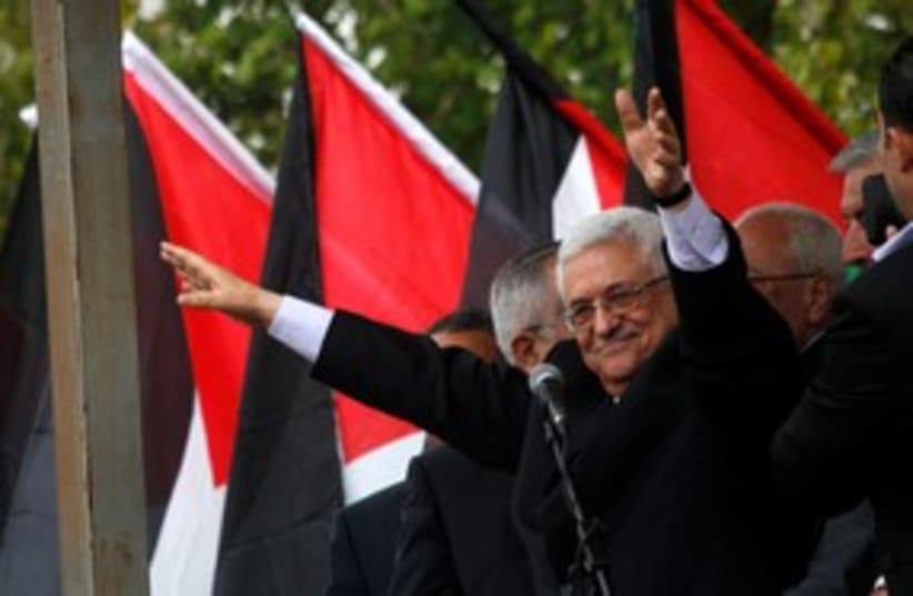 Abbas Ramallah Rally 311 (photo credit: REUTERS)