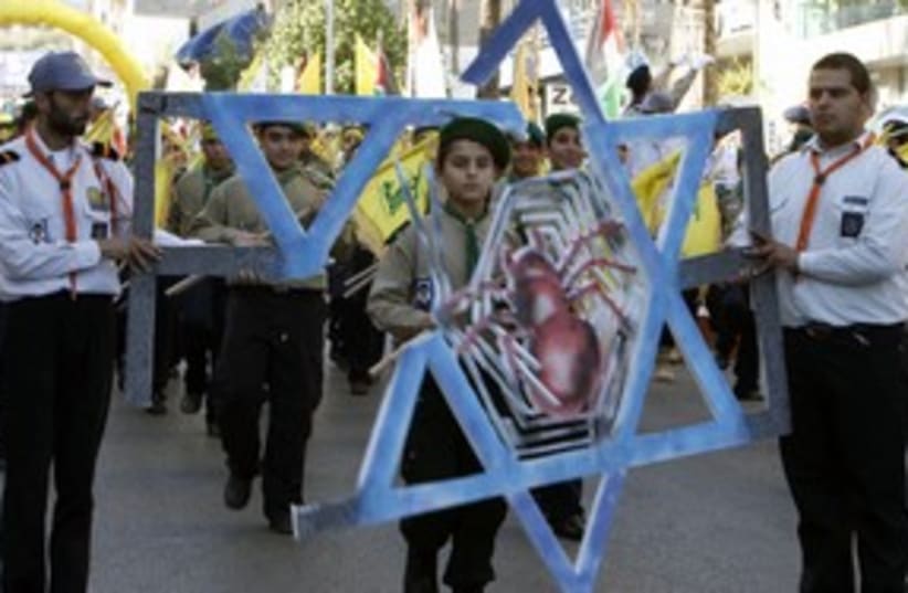 Hezbollah scouts march_311 (photo credit: Reuters)