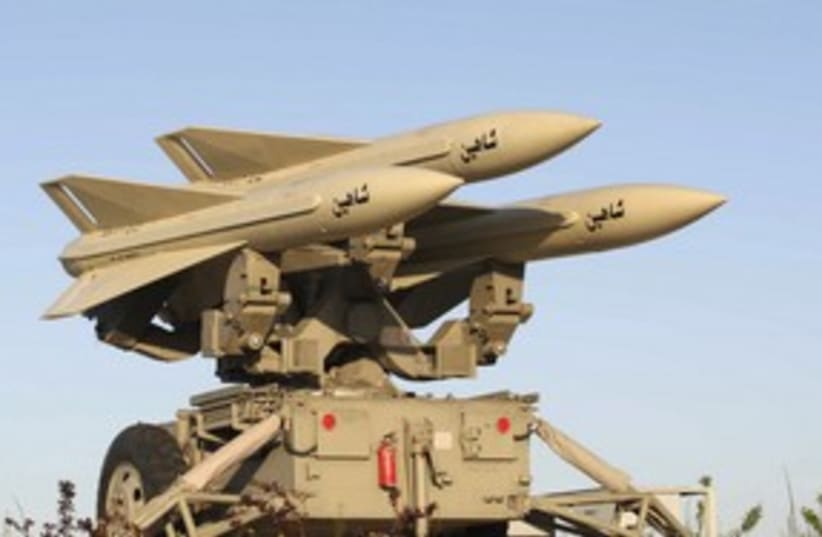 Iranian anti-aircraft missile 311 (photo credit: Reuters)