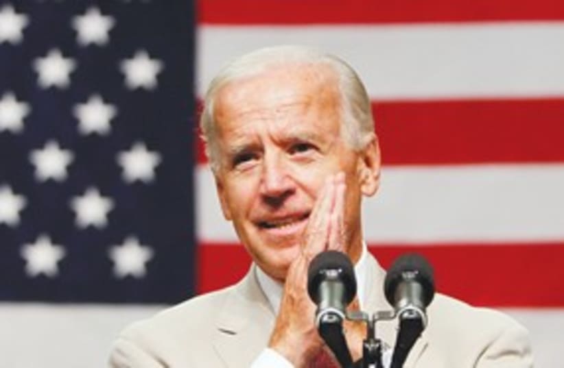 US Vice President Joe Biden 311 (R) (photo credit: Toru Hanai/Reuters)