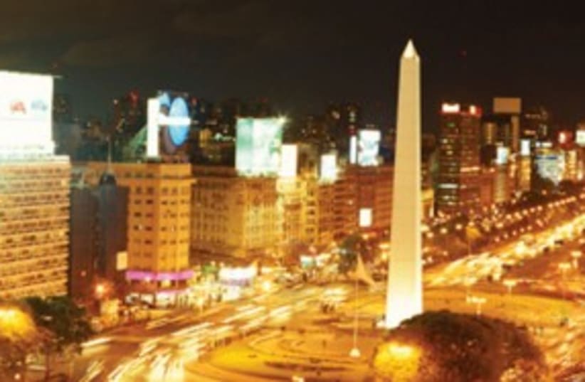 Buenos Aires nightime obelisk_311 (photo credit: Thinkstock/Imagebank)