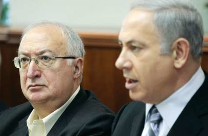 Trajtenberg and Netanyahu  521 (photo credit: Marc Israel Sellem)