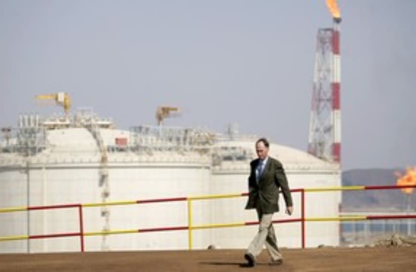 Total gas pipeline (photo credit: Reuters)