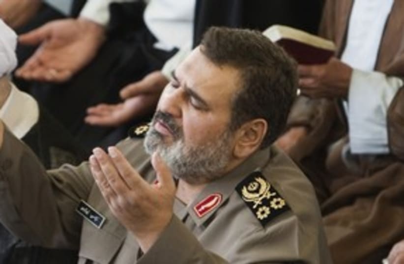 General Hassan Fayrouz Abadi 311 (R) (photo credit: Morteza Nikoubazl / Reuters)