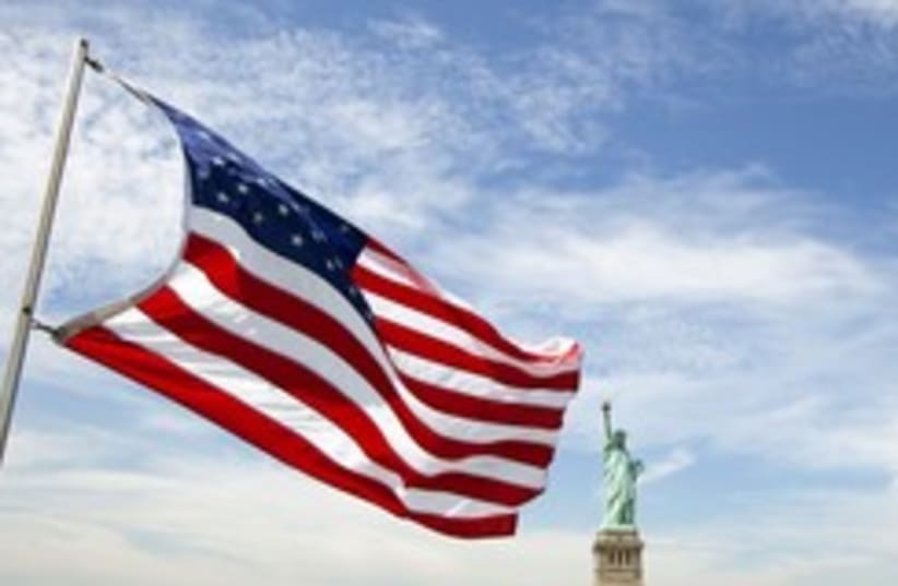 American flag waving 260 R (photo credit: Reuters/Lucas Jackson)