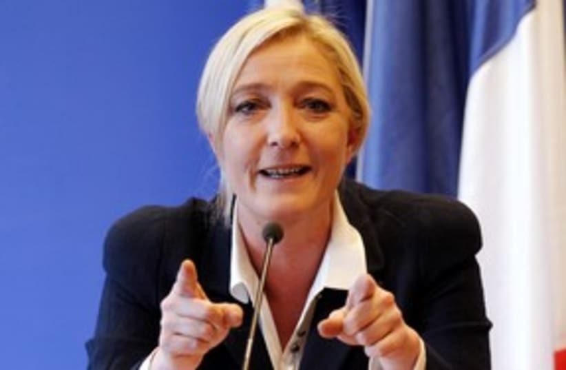 Marine Le Pen France National Front 311 R (photo credit: REUTERS/Benoit Tessier)