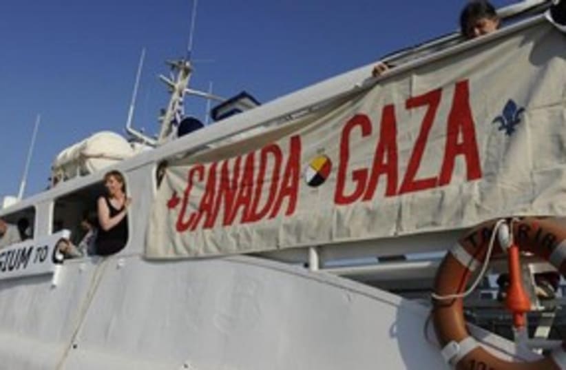 Gaza-bound Canadian boat "Tahrir" (photo credit: Freedom Waves/Facebook)