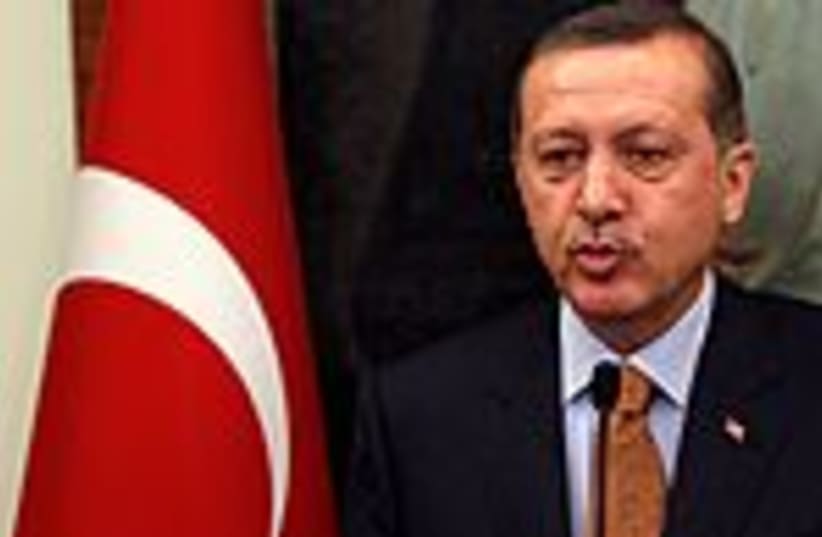 Tayyip Erdogan 150 (photo credit: REUTERS/Pol Def Rel)