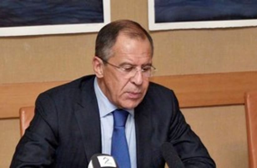 Russian Foreign Minister Sergei Lavrov 311 (R) (photo credit: Reuters)
