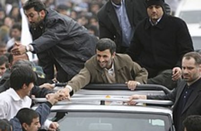 Ahmadinejad pop star 224 (photo credit: AP)