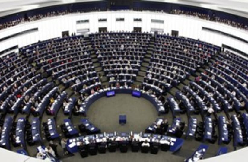 European Parliament 311 (photo credit: REUTERS)