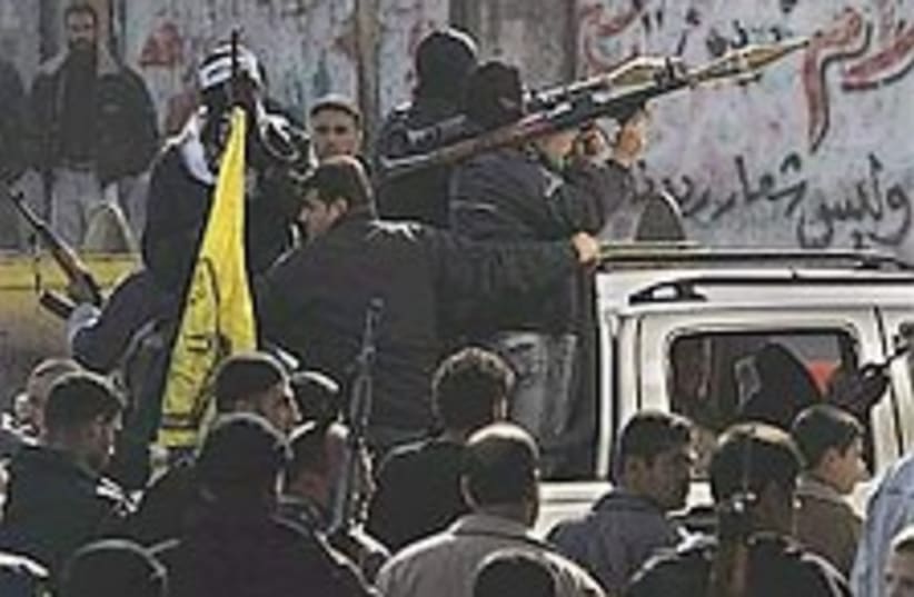 Fatah gunmen gaza 224.88 (photo credit: AP)