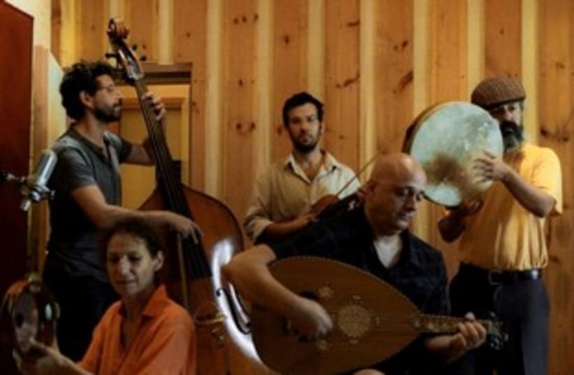 Oud band playing 311 (photo credit: Ilan Besor)