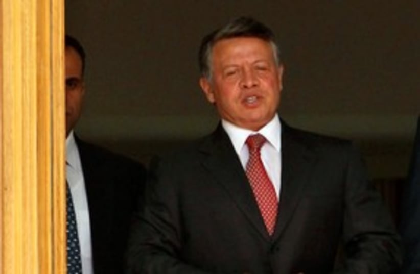 Jordan's King Abdullah II 311 (R) (photo credit: REUTERS/Muhammad Hamed)