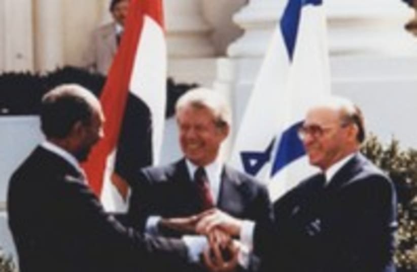 Sadat, Carter, Begin_300s (photo credit: Couretsy the Jimmy Carter Library)