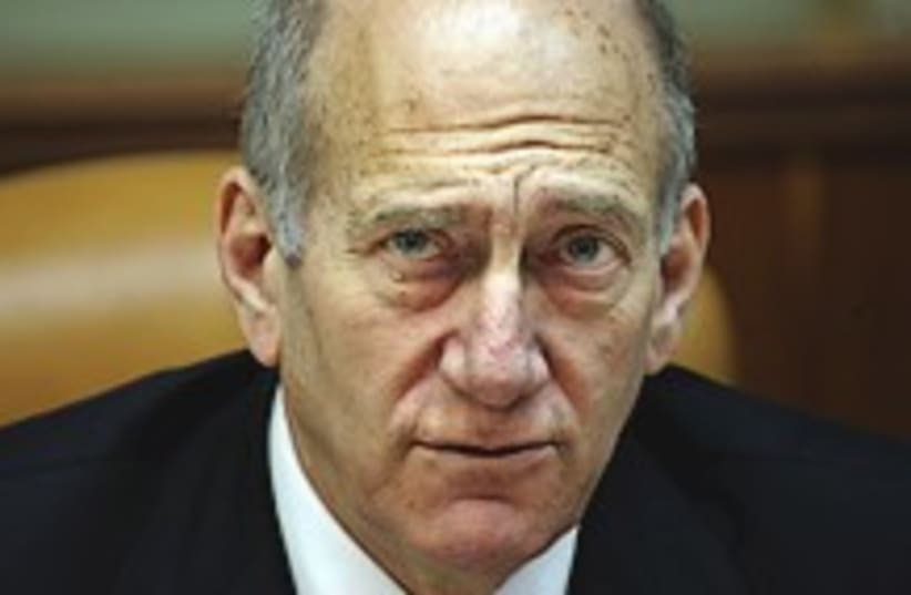 Olmert low talker  (photo credit: AP)