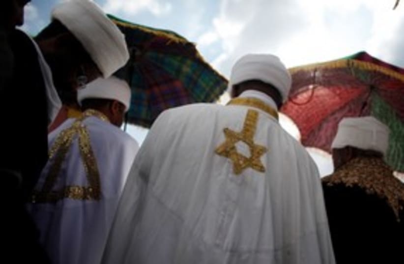 Ethiopians celebrate holiday of Sigd 311 (photo credit: REUTERS/Nir Elias)