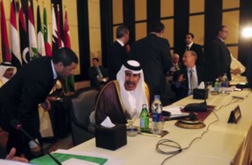 Qatar PM and FM Sheikh Hamad bin bin Jassim al-Thani_311  (photo credit: Reuters)