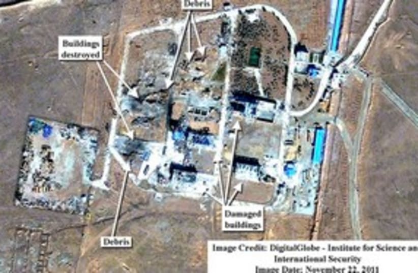 Iran nuclear satellite  image-missile base 311 (illustrative) (photo credit: DigitalGlobe - Institute for Science and Internati)