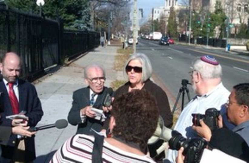 Alan Gross's wife in DC_311 (photo credit: Courtesy)