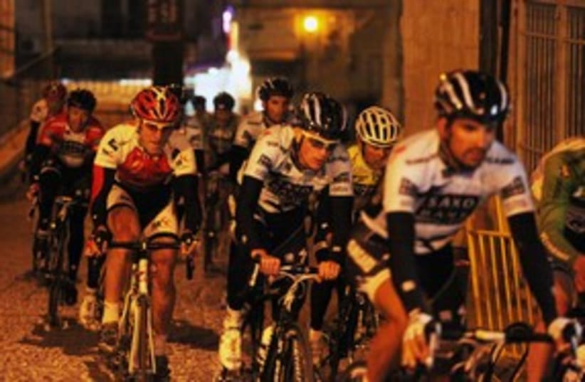 Riders in the Tour de Jerusalem 311 (photo credit: Marc Israel Sellem)
