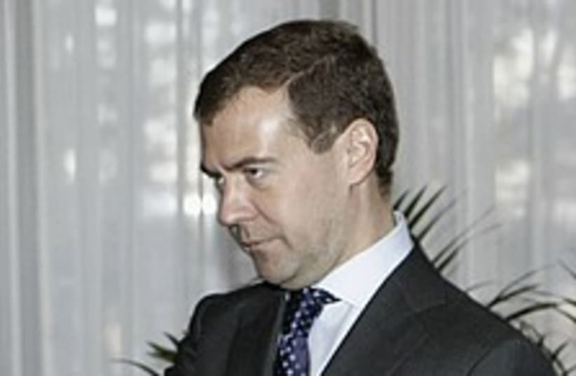 Dmitry Medvedev 224.88 (photo credit: AP)