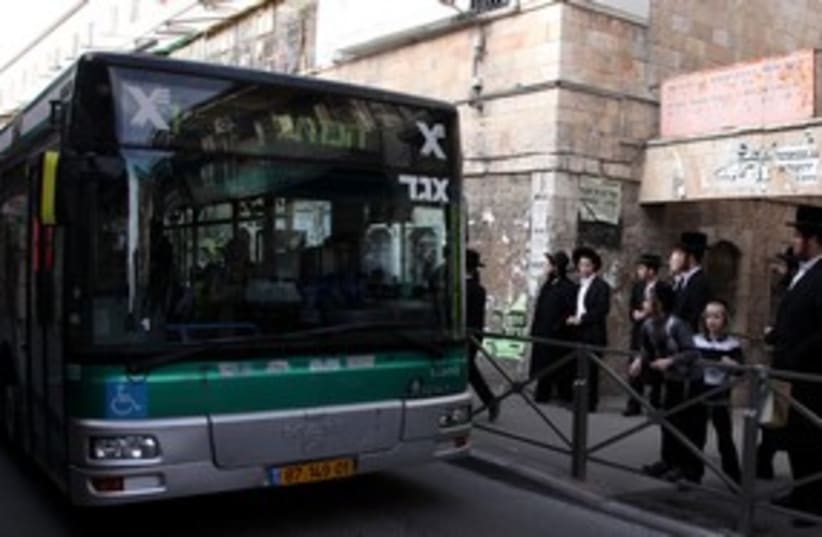 haredi bus 'mehadrim bus' _311 (photo credit: Marc Israel Sellem)