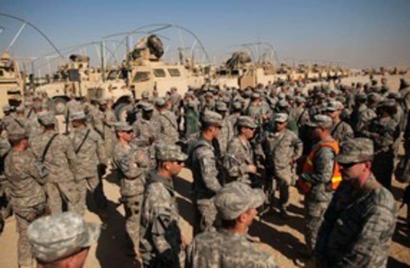 US soldiers leaving Iraq 311 (photo credit: REUTERS)