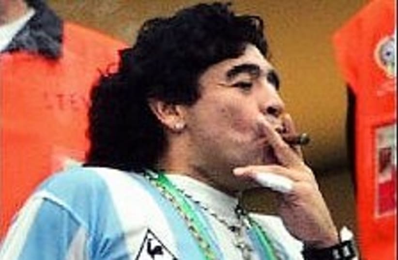 Maradona 224.88 (photo credit: AP)