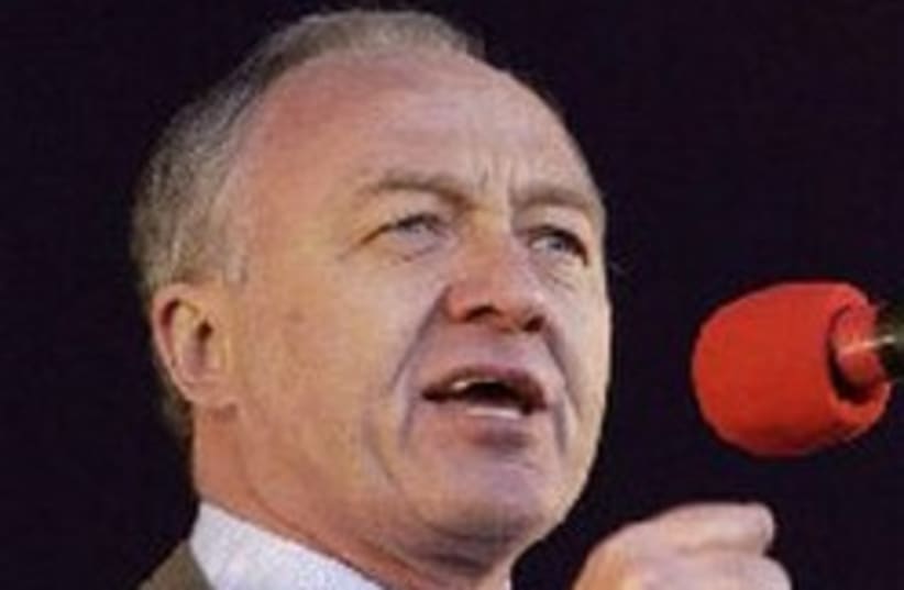 Former London mayor 'Red Ken' Livingstone (photo credit: AP)