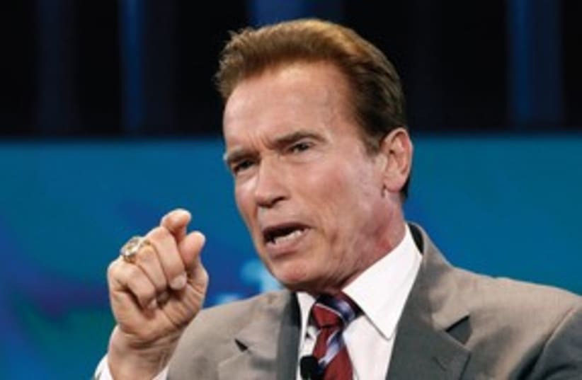 Former California Gov. Arnold Schwarzenegger 311 (R) (photo credit: REUTERS)