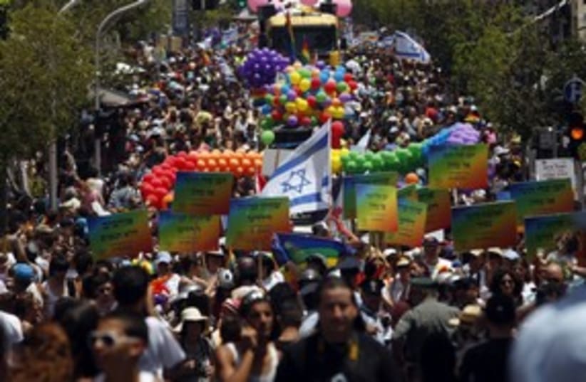 Gay pride in Israel 311 (photo credit: REUTERS/Baz Ratner)