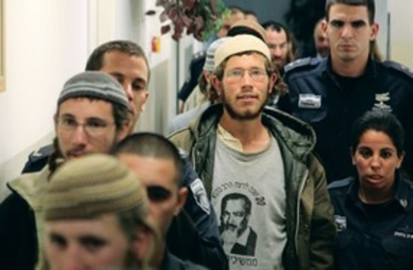 Settlers indicted for Ephraim base attack 311 (photo credit: Marc Israel Sellem/The Jerusalem Post))