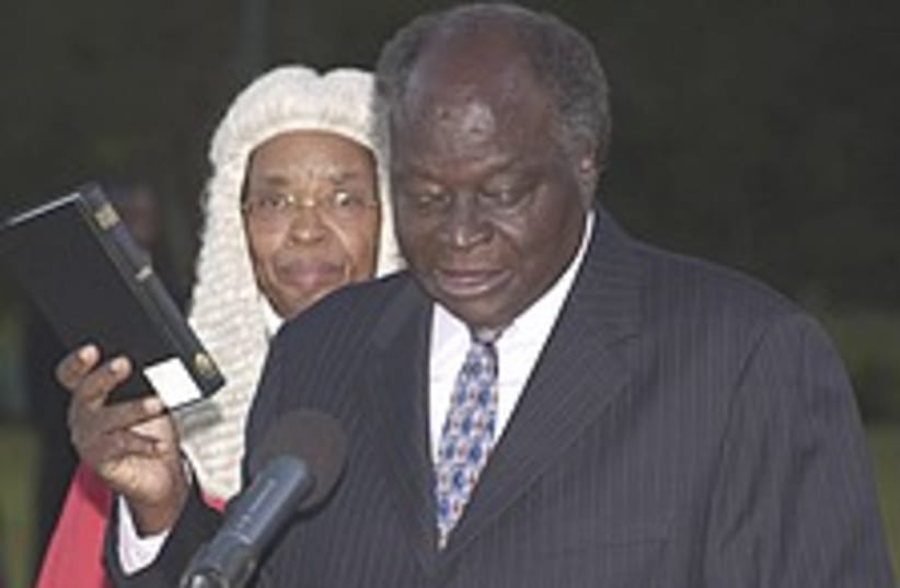 Kibaki 224.88 (photo credit: AP)